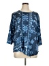 Allison Daley Blue 3/4 Sleeve Blouse Size 1X - photo 1