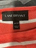 Lane Bryant Stripes Orange Pullover Sweater Size 14 - 16 Plus - photo 7
