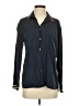 Missguided Blue Long Sleeve Button-Down Shirt Size 4 - photo 1