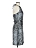 Guess Jeans Metallic Silver Cocktail Dress Size M - photo 4