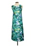 Unbranded Tropical Green Casual Dress Size L (estimated) - photo 2