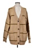 A New Day Plaid Tan Cardigan Size XS - photo 1