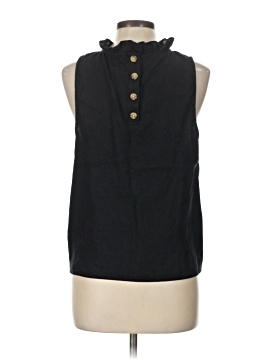 Haut Sans Manches J.Crew Col Haut Avec Dentelle Et Volants - Noir, Taille 2XS, Occasion Parfaite