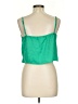 B.O.G Collective 100% Polyester Solid Green Sleeveless Top Size L - photo 2