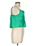 B.O.G Collective 100% Polyester Solid Green Sleeveless Top Size L - photo 4