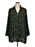 Assorted Brands 100% Viscose Polka Dots Black 3/4 Sleeve Blouse Size 16 - photo 1