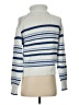 Madewell 100% Cotton Stripes Blue White Turtleneck Sweater Size XXS - photo 2
