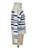 Madewell 100% Cotton Stripes Blue White Turtleneck Sweater Size XXS - photo 4