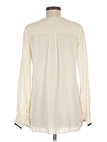 Vince. Long Sleeve Silk Top (view 2)