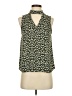 Monteau 100% Polyester Green Sleeveless Blouse Size S - photo 1