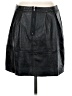 BCBGMAXAZRIA 100% Leather Black Leather Skirt Size M - photo 2