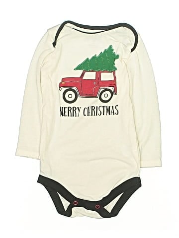 Holiday Time Long Sleeve Onesie (view 1)