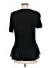 Ann Taylor LOFT Black Short Sleeve Top Size M - photo 2