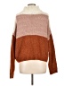 rue21 Color Block Brown Pullover Sweater Size L - photo 2