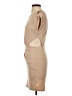 Lush Solid Tan Cocktail Dress Size S - photo 5