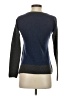 Label + Thread 100% Cashmere Color Block Gray Cashmere Pullover Sweater Size XS - photo 2