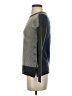 Label + Thread 100% Cashmere Color Block Gray Cashmere Pullover Sweater Size XS - photo 5