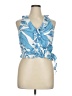 Walter Baker 100% Polyester Blue Sleeveless Blouse Size XL - photo 1