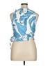 Walter Baker 100% Polyester Blue Sleeveless Blouse Size XL - photo 2