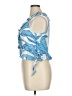 Walter Baker 100% Polyester Blue Sleeveless Blouse Size XL - photo 5