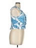 Walter Baker 100% Polyester Blue Sleeveless Blouse Size XL - photo 4