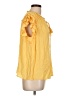 Monsoon 100% Viscose Yellow Short Sleeve Blouse Size L - photo 4