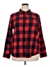 Gap Outlet 100% Cotton Plaid Red Long Sleeve Button-Down Shirt Size XXL - photo 1