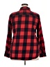Gap Outlet 100% Cotton Plaid Red Long Sleeve Button-Down Shirt Size XXL - photo 2