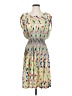 Baraschi 100% Polyester Print Green Cocktail Dress Size XS - photo 1