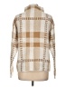 By Design 100% Acrylic Plaid Tan Turtleneck Sweater Size L - photo 2