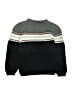 Basic Editions 100% Cotton Stripes Black Pullover Sweater Size 10 - 12 - photo 1