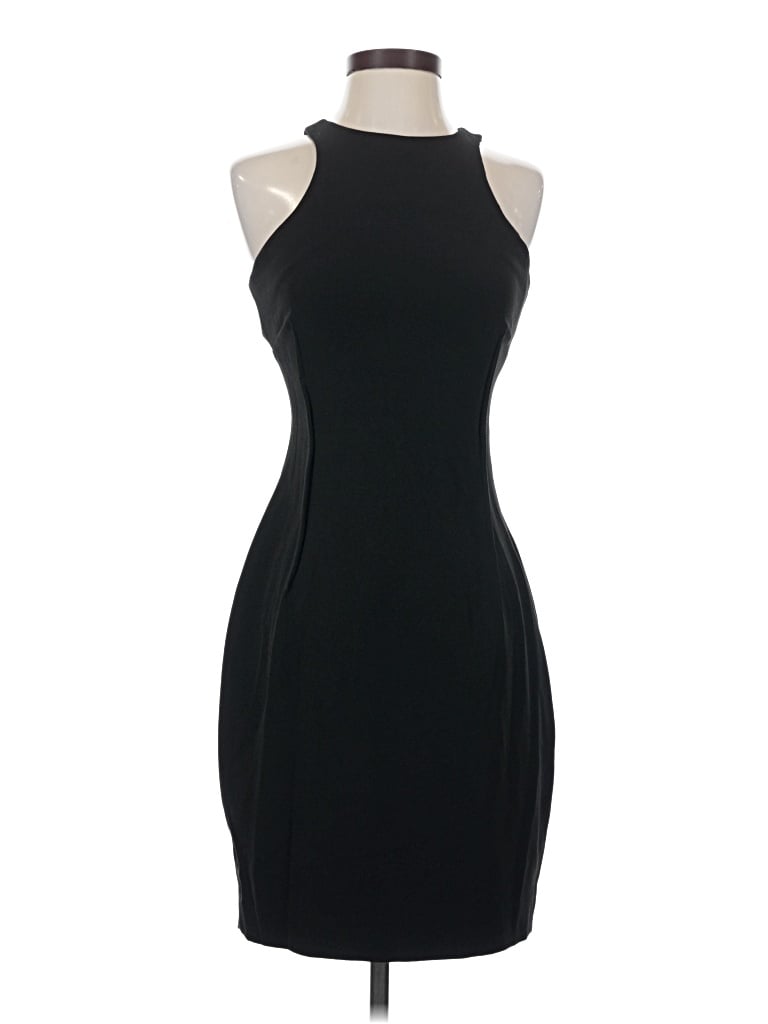 Pre-owned Zara Cocktail Dress In Black