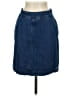Boden 100% Cotton Blue Denim Skirt Size 2r - photo 1