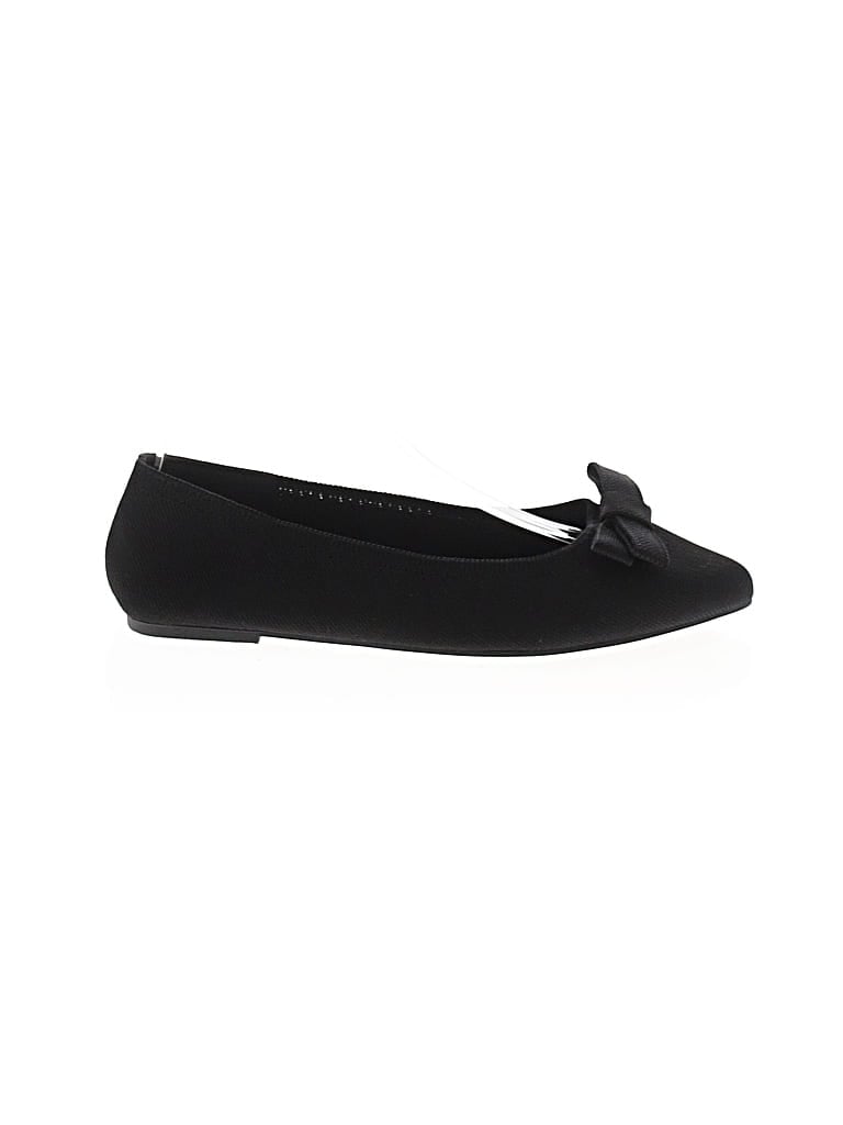 Pre-owned Mia Flats In Black