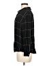 Mod Boutique 100% Rayon Plaid Black 3/4 Sleeve Button-Down Shirt Size M - photo 5