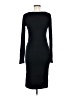 Leith Solid Black Casual Dress Size M - photo 2