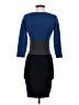 Max Studio Color Block Blue Casual Dress Size S - photo 2