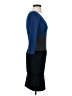 Max Studio Color Block Blue Casual Dress Size S - photo 4