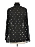 CAbi 100% Polyester Stars Black Long Sleeve Blouse Size M - photo 2