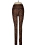 Assorted Brands Animal Print Brown Leggings Size M - photo 1