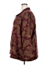 Ulla Popken Paisley Burgundy Jacket Size 24 - photo 5