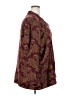 Ulla Popken Paisley Burgundy Jacket Size 24 - photo 4