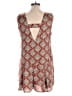 Love & Love 100% Polyester Paisley Red Romper Size L - photo 2