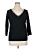 Linda Matthews Black Pullover Sweater Size 1X - photo 1