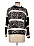 Unbranded 100% Acrylic Print Black Pullover Sweater Size L (estimated) - photo 1