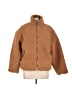 Everlane 100% Polyester Solid Brown Faux Fur Jacket Size L - photo 1