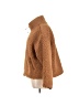 Everlane 100% Polyester Solid Brown Faux Fur Jacket Size L - photo 5