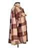 Unbranded 100% Polyester Plaid Brown Orange Jacket Size L - photo 4