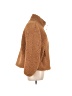 Everlane 100% Polyester Solid Brown Faux Fur Jacket Size L - photo 4