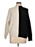 H&M Color Block Ivory Turtleneck Sweater Size L - photo 1